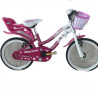 Masciaghi Bicicletta Bici Viky Taglia 16 Per Bambina 1 Velocità Bianco Rosa