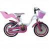 Masciaghi Bicicletta Bici Viky Taglia 12 Per Bambina 1 Velocità Bianco Rosa