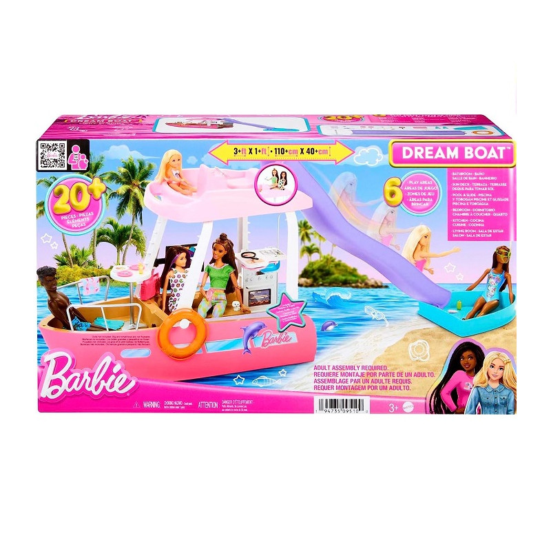 Mattel Barbie Barca dei Sogni Playset con Piscina