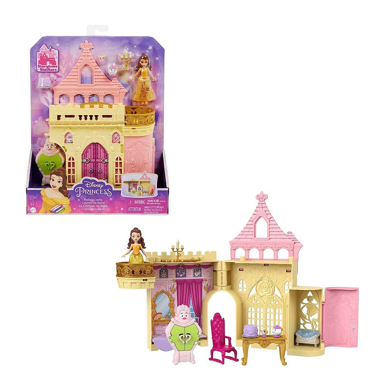 Mattel Disney Princess Set Componibili Il Castello di Belle Playset