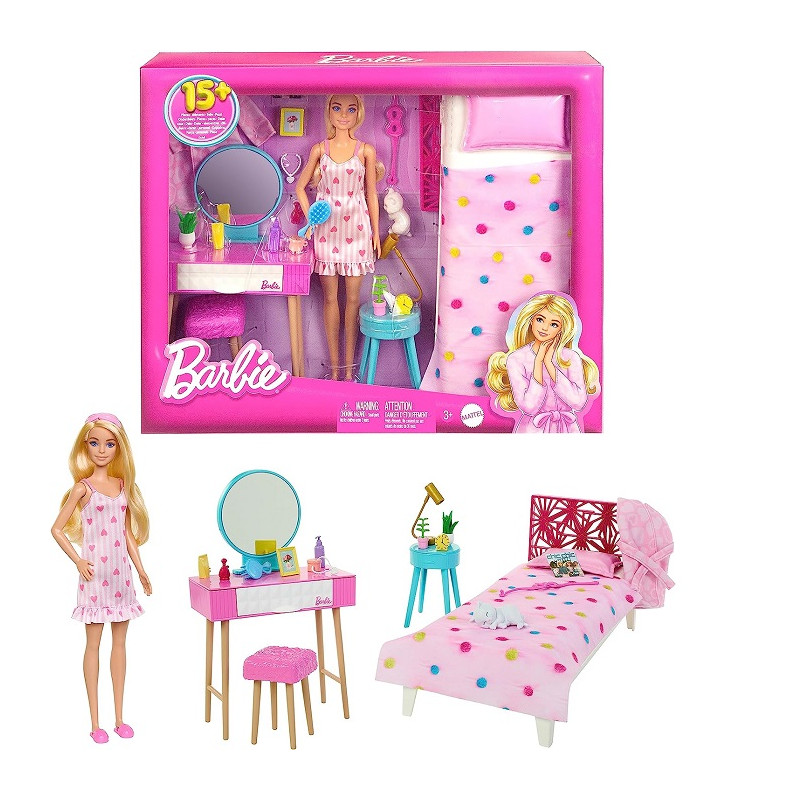 Mattel Barbie Movie 2023 Set Camera da letto di Barbie