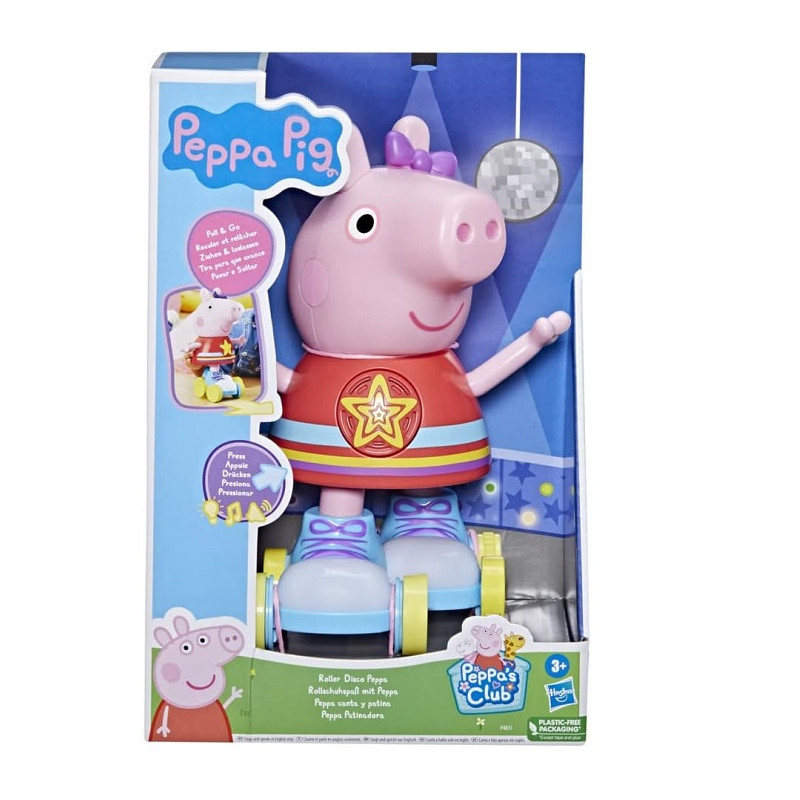 Hasbro Peppa Pig Roller Disco Pull-And-Go 28 cm