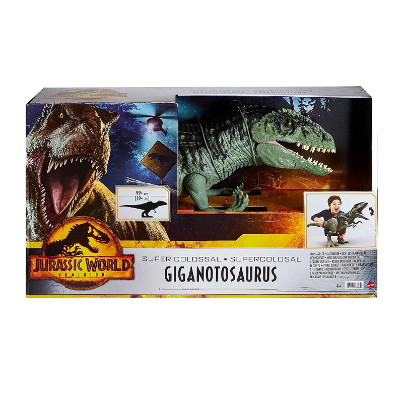 Mattel Jurassic World  Super Colossal Dinosauro Gigante Snodato