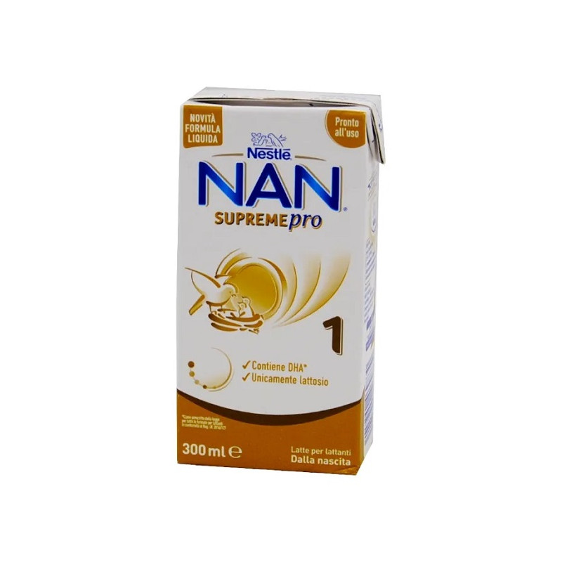 Nestle' Nan Supreme Pro 1 Latte Liquido per Lattanti Offerta 12 Brick da 300 ml