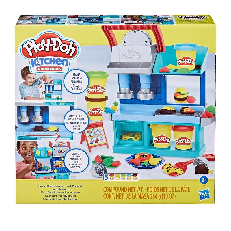 Hasbro Play-Doh Kitchen Creations Ristorante degli Chef in Carriera
