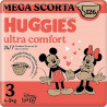 Huggies Ultra Comfort Pannolini Taglia 3 (4-9 Kg) Confezione da 126 Pannolini
