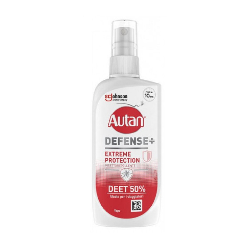 Autan Defense Extreme Protection Spray Anti Zanzara e Insetti Confezione da 100 ml