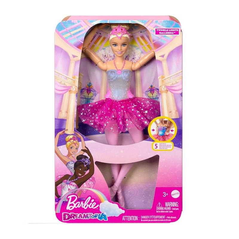 Mattel Barbie Dreamtopia Ballerina Magico Tutu Luci Scintillanti