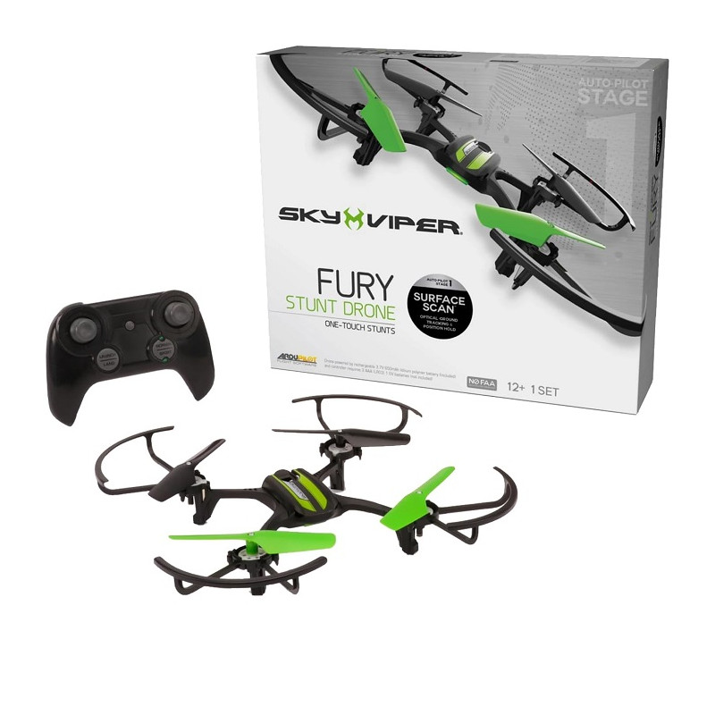 Giochi Preziosi Sky Viper Fury Stunt Drone con 4 Eliche 25 Cm