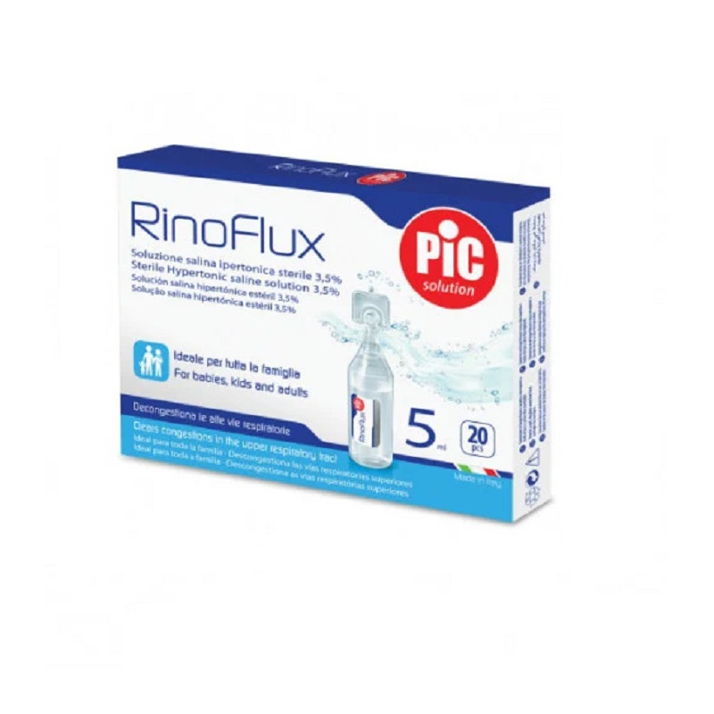 Pic Rinoflux Soluzione Ipertonica Nasale Confezione da 20 Fiale da 5ml
