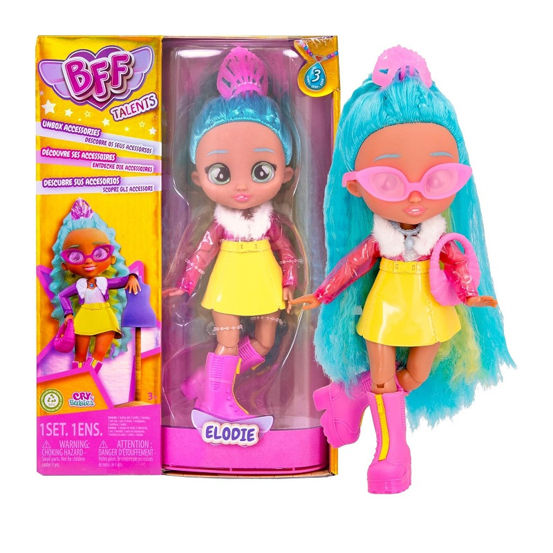 Imc Toys Cry Babies Bff Talent Elodie Serie 3