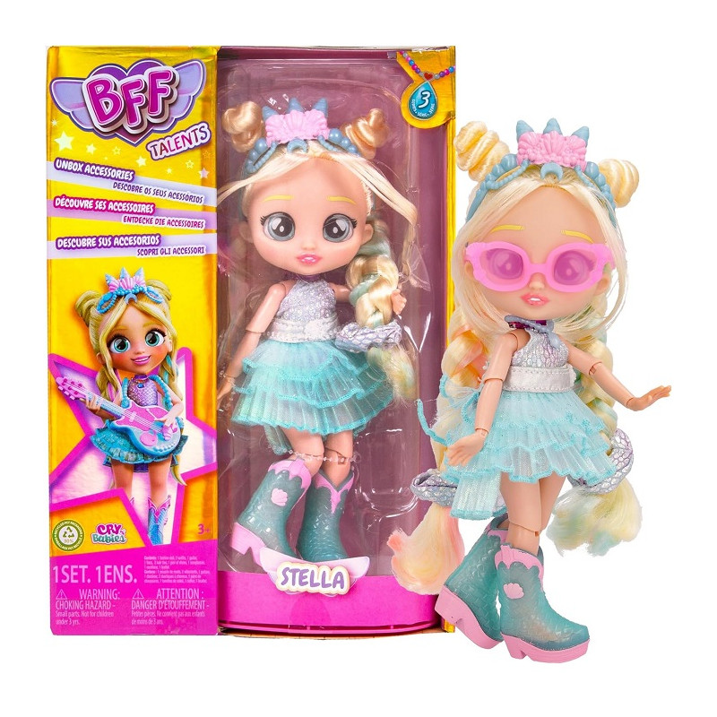 Imc Toys Cry Babies Bff Talent Stella Serie 3