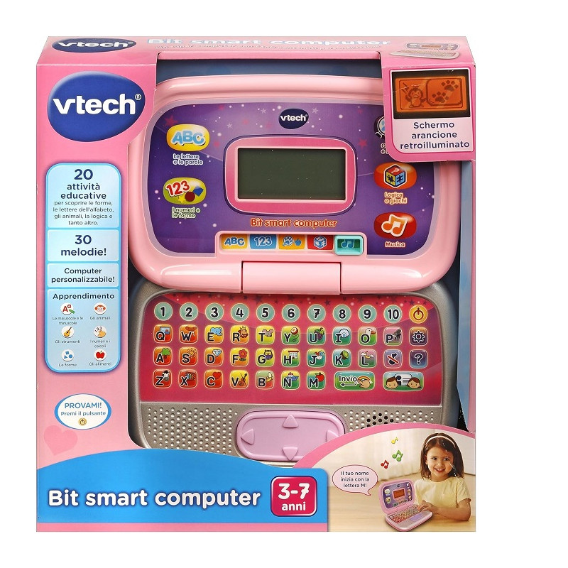 VTech Bit Smart Computer Rosa, Computer Interattivo