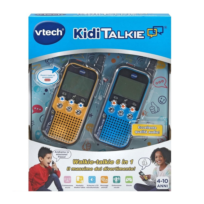 VTech Kidi Talkie, Walkie Talkie Bambini 6 in 1