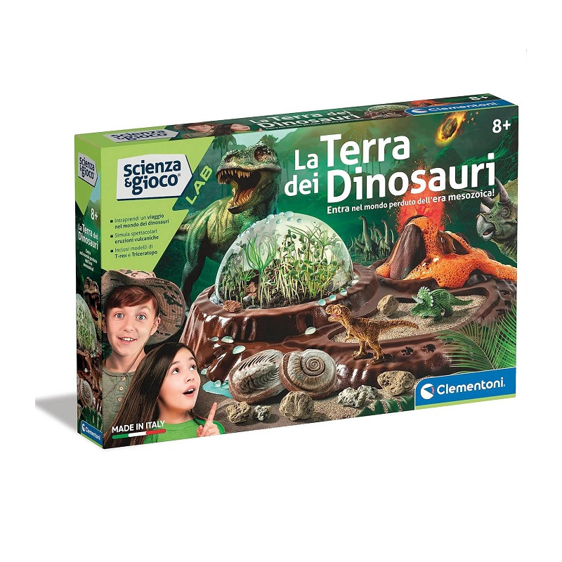 Clementoni Scienza Lab La Terra dei Dinosauri Kit Paleontologia