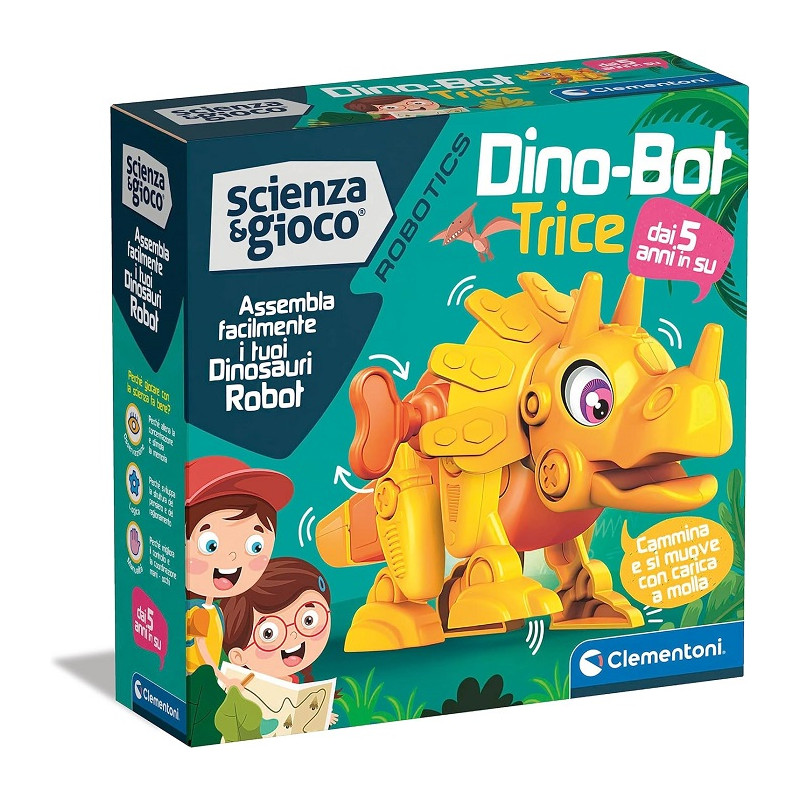 Clementoni Scienza e Gioco Robotica Dino-Bot Triceratopo
