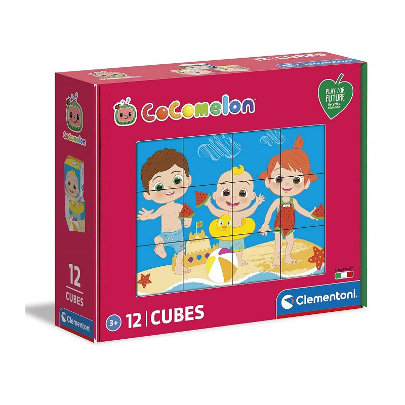 Clementoni Cocomelon Puzzle 12 Cubi