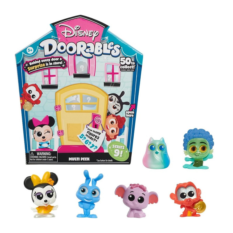 Giochi Preziosi Doorables Multi Peek, Set di Personaggi da Collezione Disney e Pixar