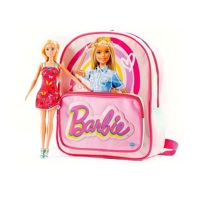 Ods Barbie Travel Set 2 in 1 Zainetto con Bambola