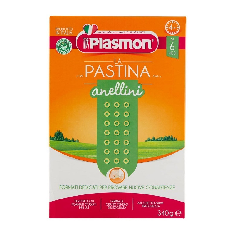 Plasmon Pastina Anellini Offerta 6 Confezioni da 340 g