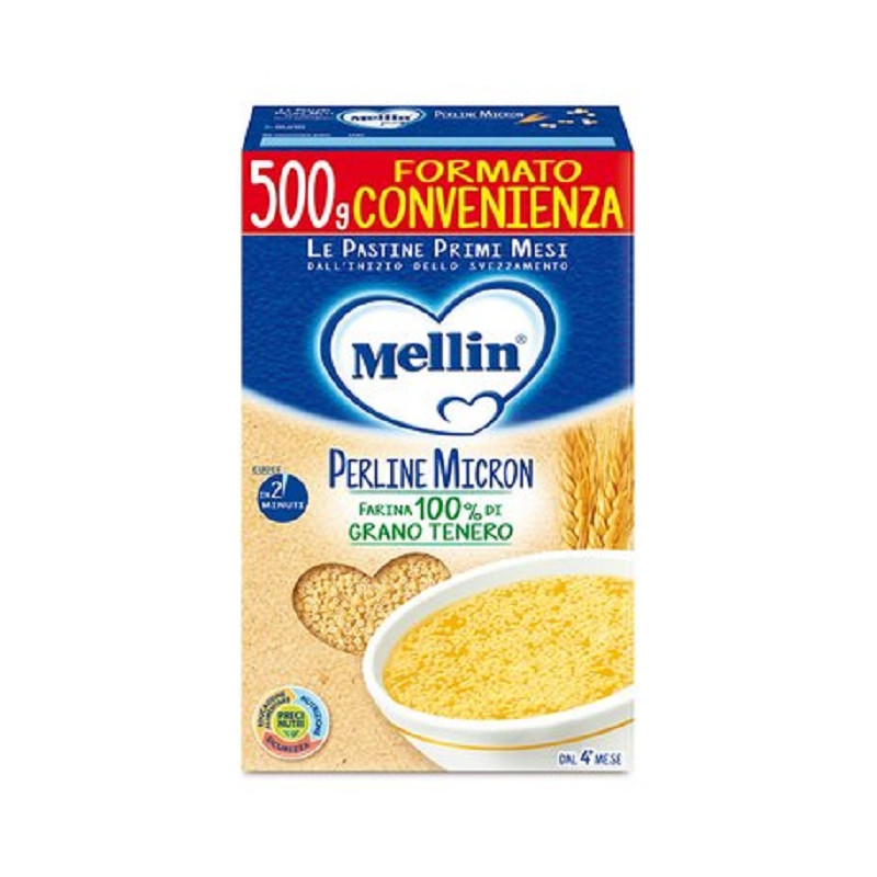 Mellin Pastina Perline Micron 6 Confezioni 500g