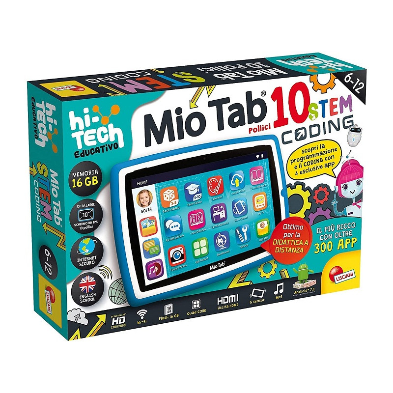 Lisciani Giochi Mio Tab 10" STEM Coding XL 2021