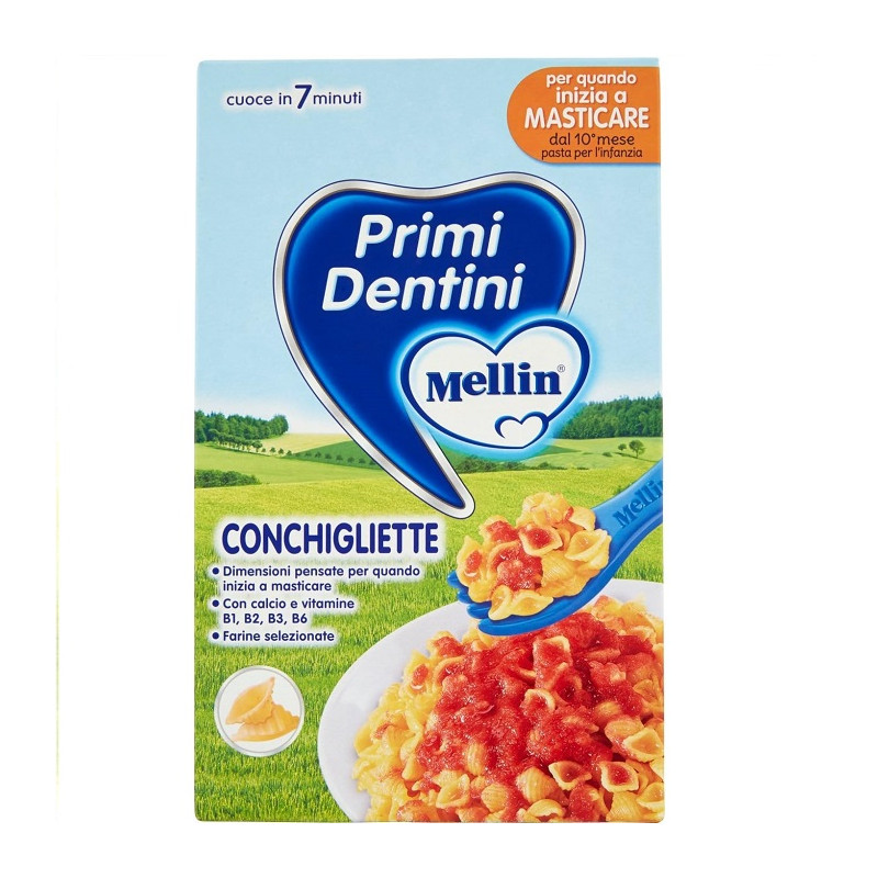 Mellin Pastina Conchigliette Offerta 3 Confezioni da 280 gr