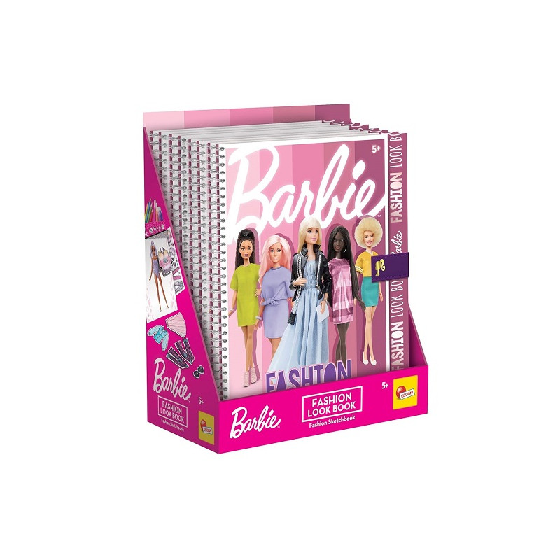 Lisciani Barbie Sketchbook Fashion look Book Album da Colorare LISC