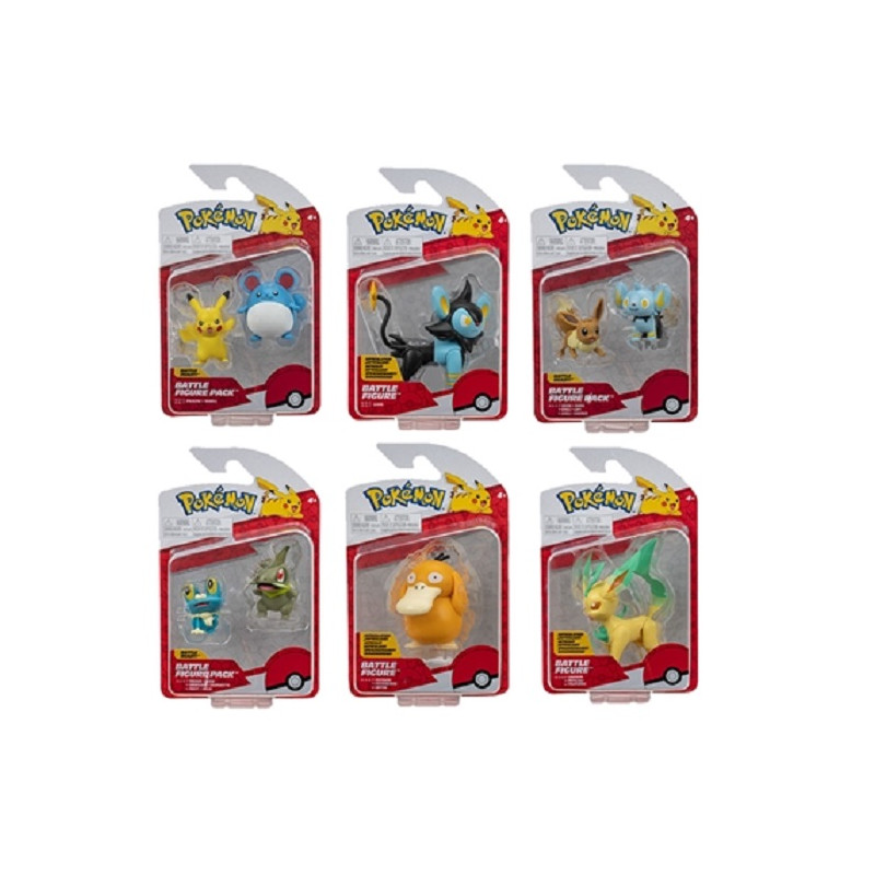 Rei Toys Pokemon Battle Figure Pack Personaggi Assortiti