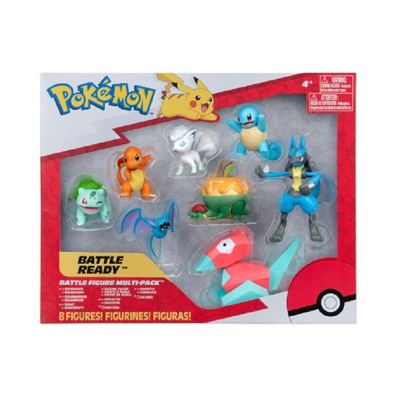 Rei Toys Pokemon Battle Figure Multi Pack Confezione Deluxe 8 pz 5 cm