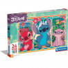 Clementoni Disney Stitch Puzzle Supercolor 24 Maxi Pezzi