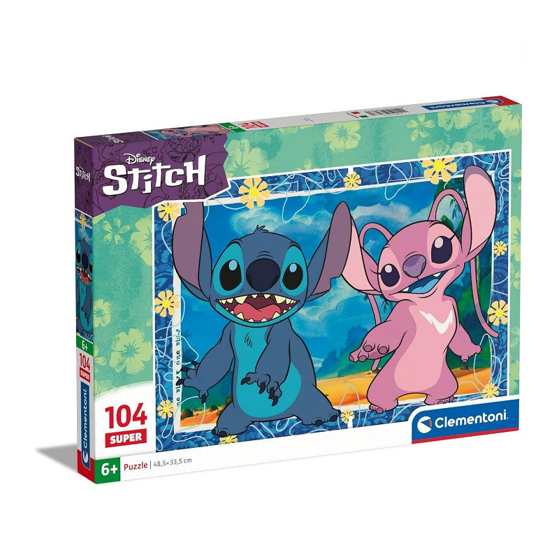 Clementoni Disney Stitch Puzzle Supercolor 104 Pezzi