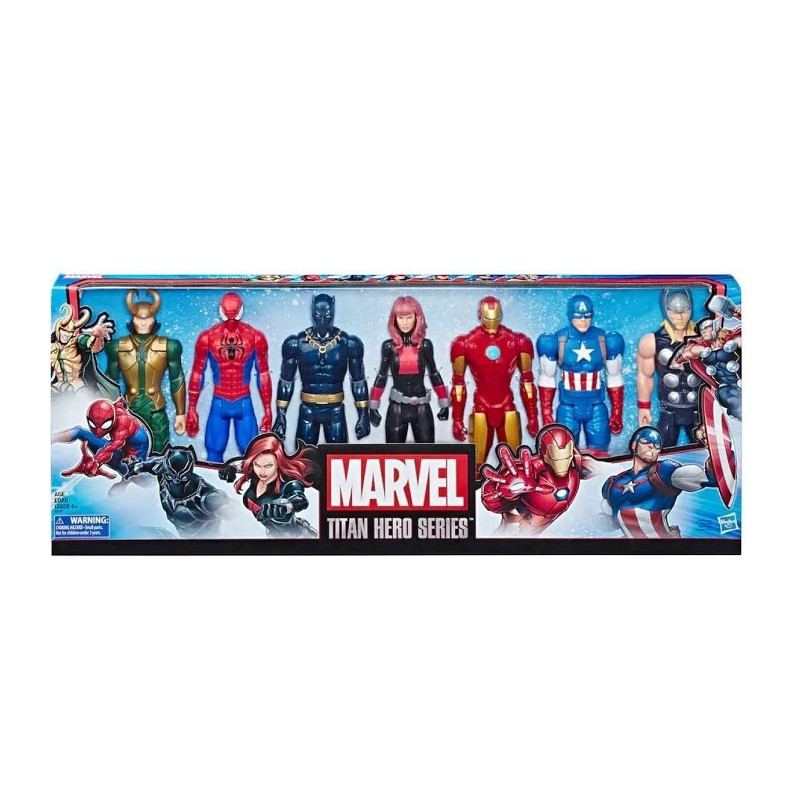Hasbro Marvel Avengers Titan Heroes Multipack Collection 7 Personaggi