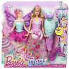 Mattel Barbie Dreamtopia 3 in 1 Principessa Fata e sirena