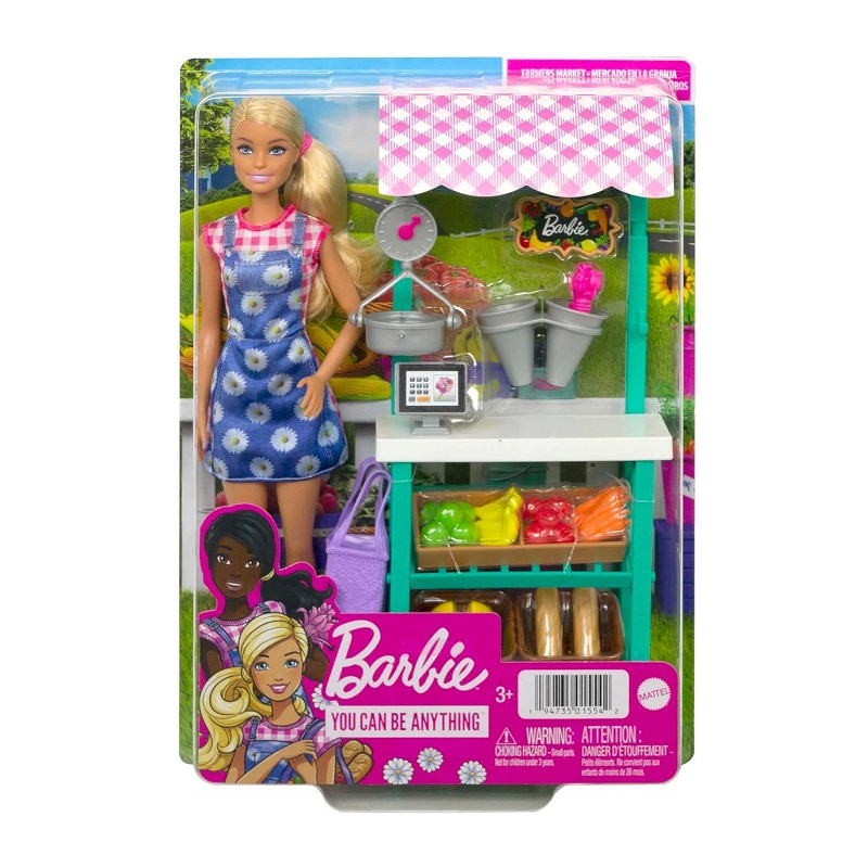 Mattel Barbie Playset Mercato Frutta e Verdura