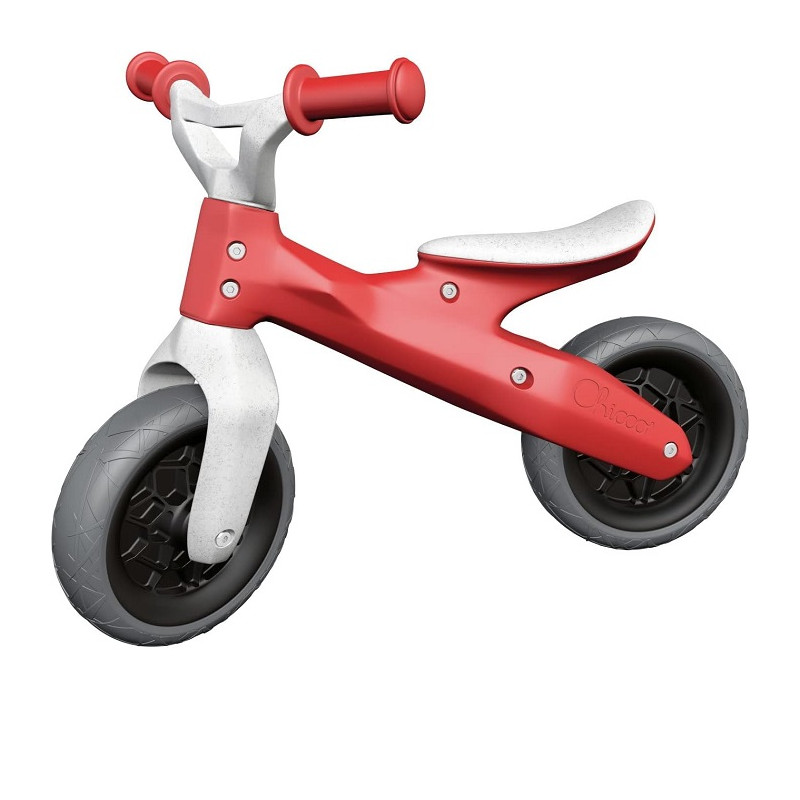 Chicco Balance Bike Eco+, Bici Rossa senza Pedali