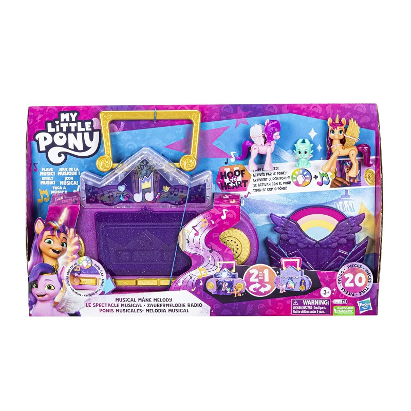 Hasbro My Little Pony: Lascia Il Tuo Segno - Musical Melody, playset con luci e Suoni