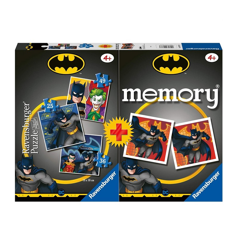 Ravensburger 3 Multipack Memory e Puzzle Batman