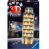 Ravensburger 3D Puzzle Torre Di Pisa Night Edition con Luce