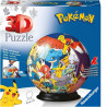 Ravensburger 3D Puzzle Personaggi Pokémon, Puzzle Ball, 72 Pezzi