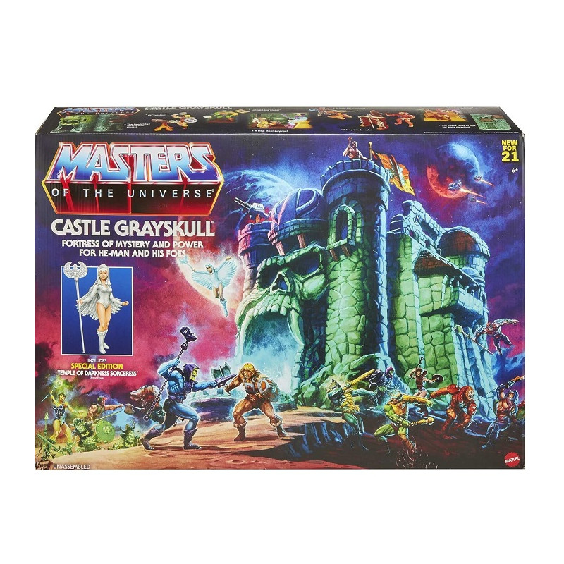 Mattel  Masters of the Universe PlaySet Castello di Grayskull con Personaggio Sorceress