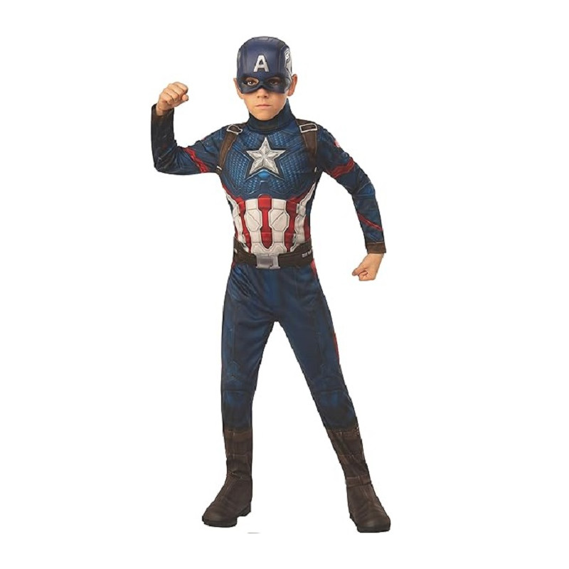 Rubies Costume Carnevale Marvel Avengers Endgame Capitan America taglia 5-7 anni