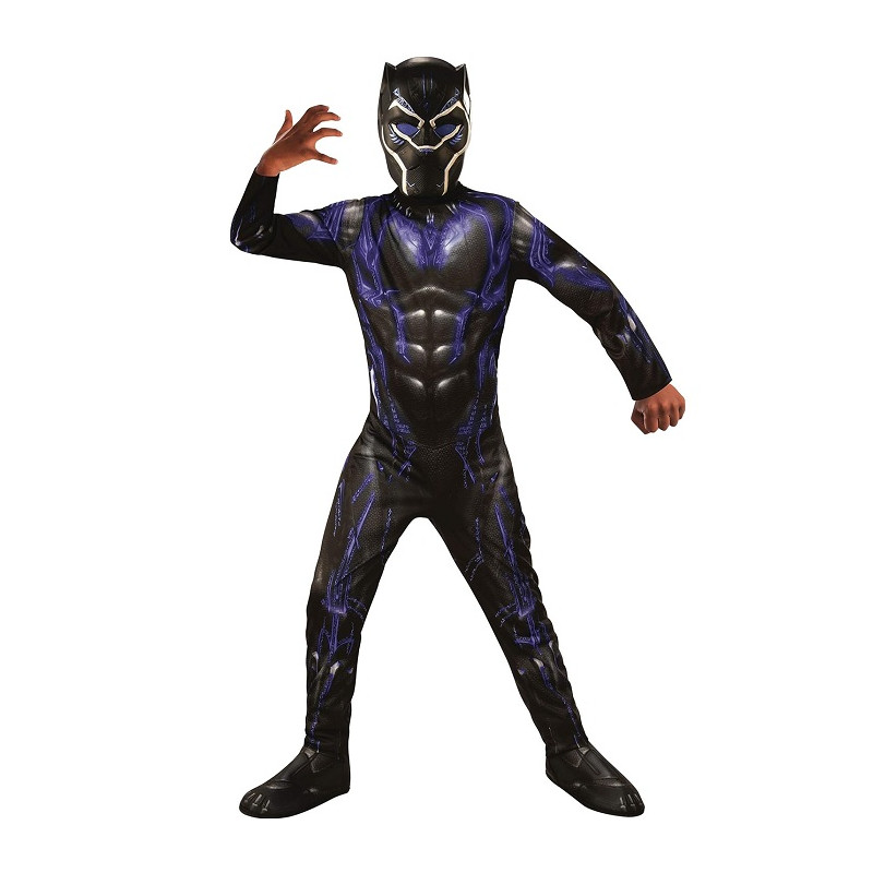 Rubies Costume Carnevale Black Panther Marvel Avengers taglia 5-6 anni