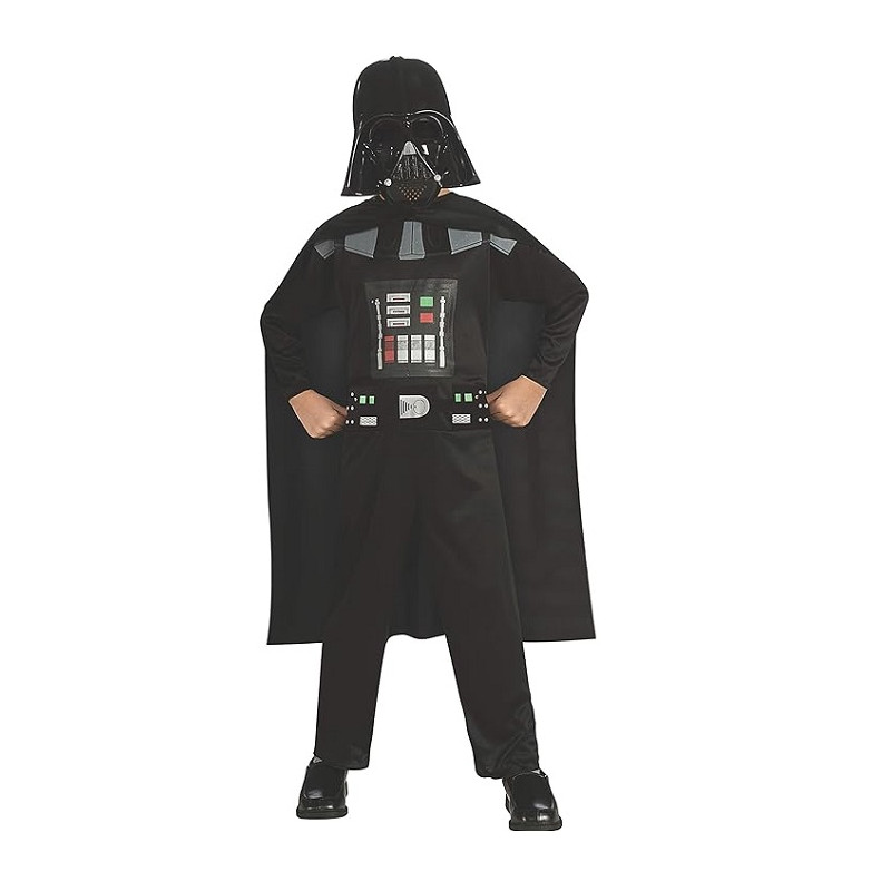 Rubies Costume Carnevale Darth Vader con Maschera taglia 8-10 anni