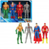 Spin Master Dc Box 5 Personaggi Superman Cyborg Aquaman Flash 30 cm
