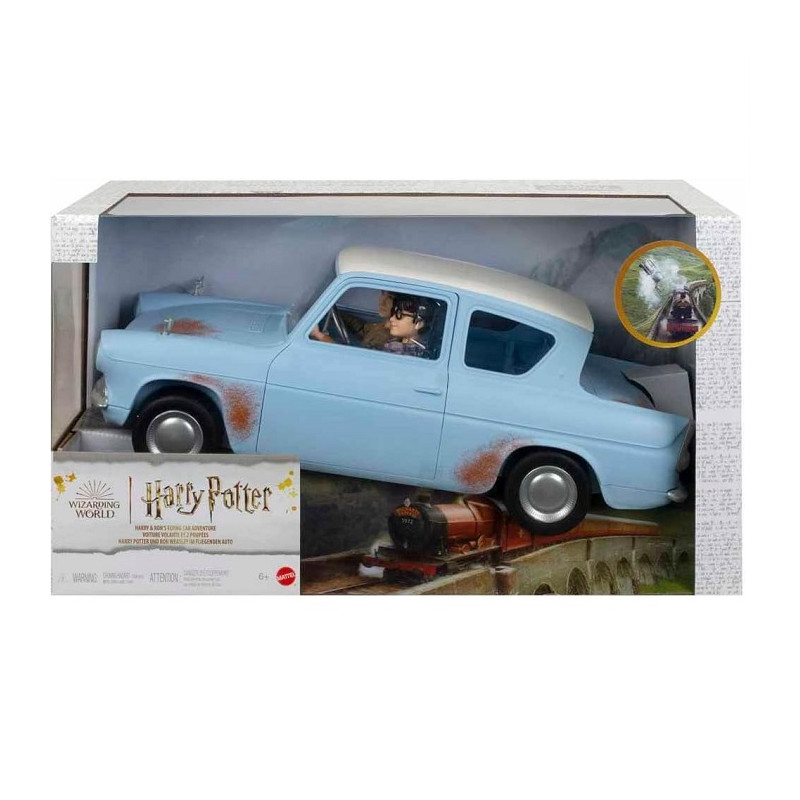 Mattel Harry Potter Auto Volante con Harry e Ron