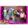 Mattel Barbie Stacie Sorelle a Cavallo Playset con Cavallo e Sella