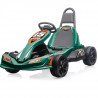 Feber Go Kart Quad Elettrico per Bambini 12V Formula 1 Colore Verde con Marce