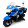 Feber Moto Elettrica Polizia 12V con Luci e Suoni Raccomandato per Bambini 3+