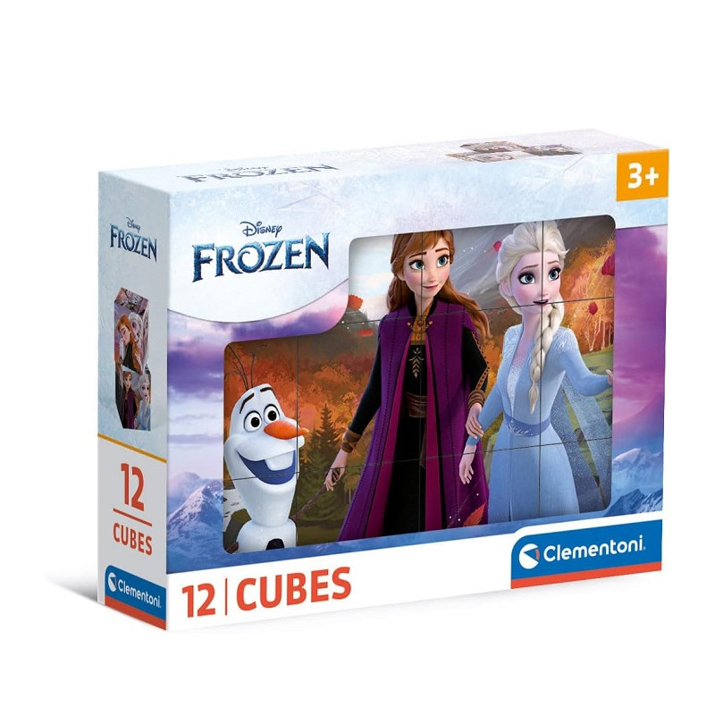 Clementoni Disney Frozen Puzzle 12 Cubi